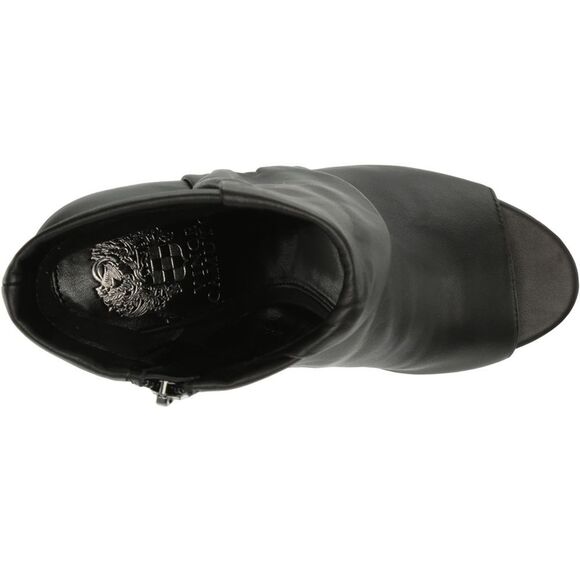 ♥️ Vince Camuto Black Peep-Toe Heeled Boots - Picture 16 of 16